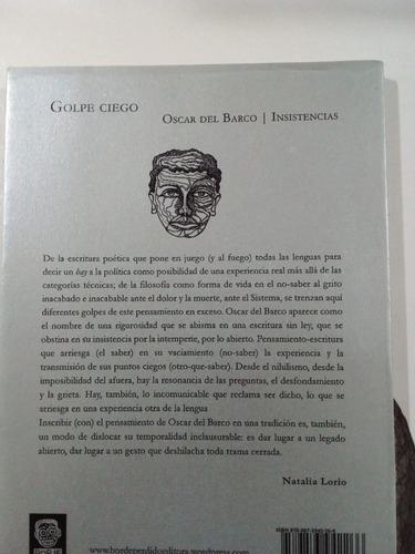 Imagen 2 de 2 de Golpe Ciego Del Barco - García Milone - Borde Perdido 2017