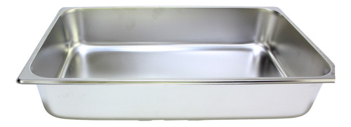 6 Cuba Gastronomica Inox 1/1 X 100 Gn Buffet Cozinha Rechaud