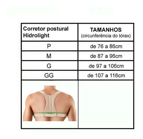 Colete Postural Masculino sem Abertura Bege Model Slim - Ortopedia