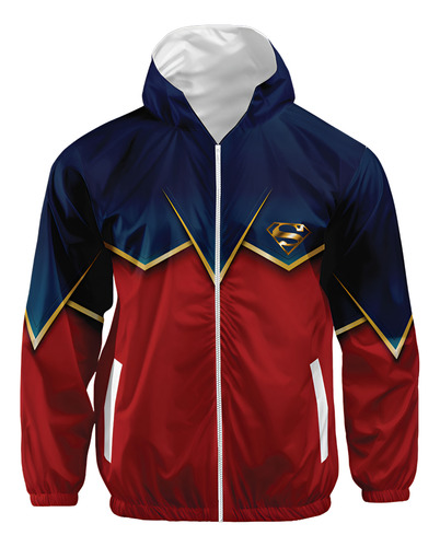 Quiubolee! Chamarra Reversible Unisex Superman Gold