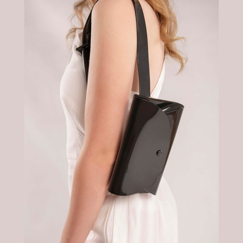 Bolso Melissa Pochete Twist color negro