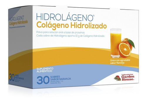 Hidrólageno  Colageno Hidrolizado 30 Sobres