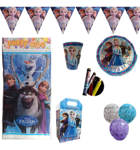 Frozen Artículos Para Fiesta Decorar Cumpleaños 20 Niños