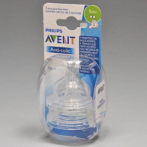 Bico De Mamadeira Anti-colic Classica N.02 C/2