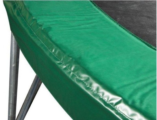 Cama Elastica Infantil Pula Pula Grande 2,44 Metros Home Kids Cor Verde Rede De Proteção com Zíper Henri Trampolim