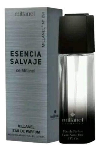 Perfume Masculino Esencia Salvaje, De Millanel N 291, 30 Ml.