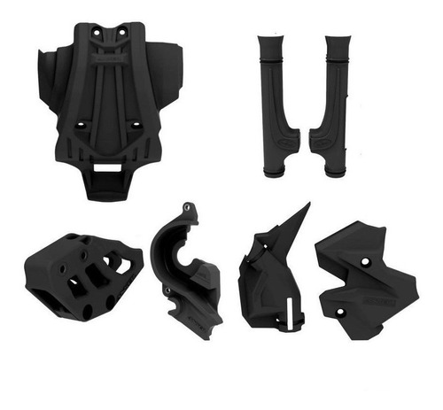 Kit Protetores Anker Guia Corrente Quadro Bengala Crf 250f