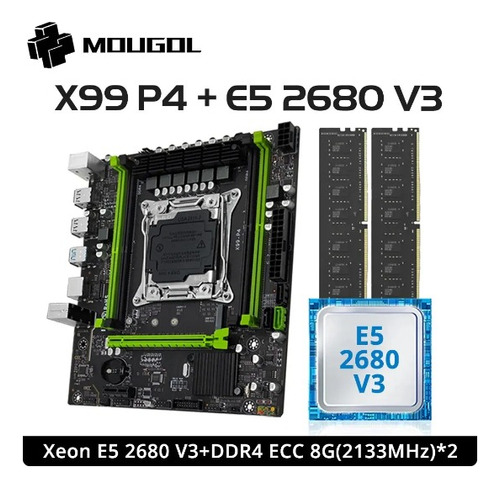 Combo Xeon X99 E5 2680 V3 16gb