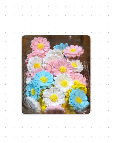 Flores Pastillaje Margaritas Tortas Cupcakes Cakepops Cookie