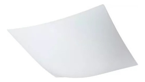 Plafon Solari Quadrado Branco 28cm 30w P/1 Lâmpada Taschibra 110V/220V