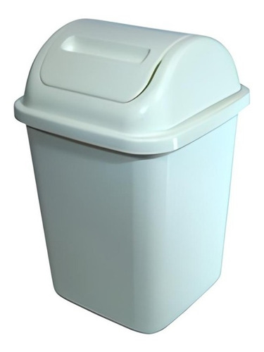Imagen 1 de 5 de Basurero Plástico De 10 Litros - Basurero Para Baño O Cocina
