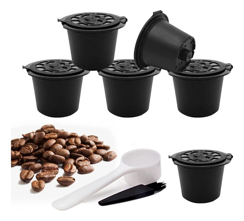 6pcs Capsulas Reutilizables Para Cafetera Nespresso- Filtros