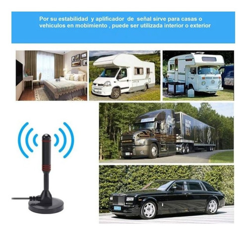 Imagen 6 de 9 de Antena Digital Para Tv Abierta Hd Canales Led O Smart Tv