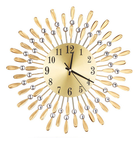 Nuevo Reloj De Pared De Cristal, Estilo Moderno, Mute Clock