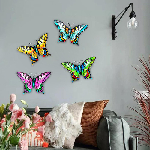Decoración De Pared De De Pared Adornos De Mariposa Obra 4