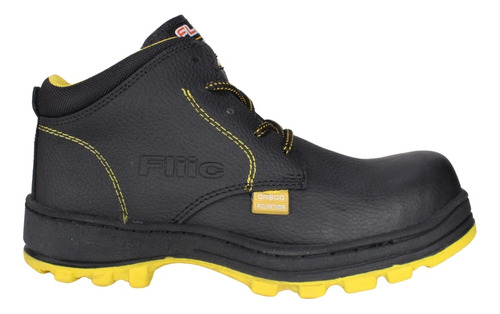 Bota Seguridad Industrial Reforzada Amarillo/negro Casco Pol