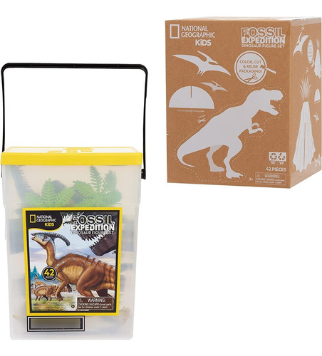 Figura De Acción National Geographic Dinosaurios Dinosaurio De Just Play Fossil Expedition