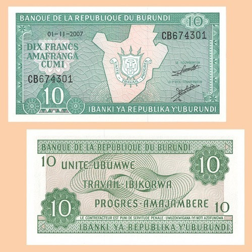 Imagen 4 de 10 de Super Lote 10 Billetes Internacionales Surtidos ¡ S/ Circ. !