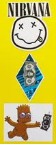Comprar X14 Calcomanías 10cm Acdc Monstruos Calaveras Nirvana Homero