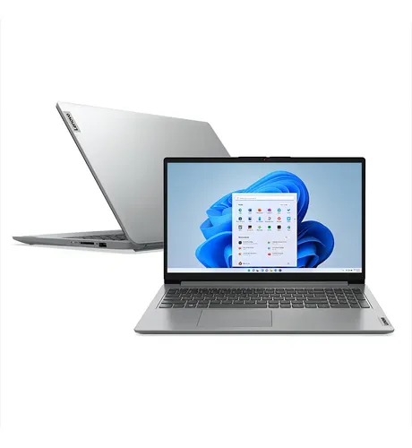 Notebook Lenovo Ideapad 1i I7 12gb 512gb Ssd 15,6 Cloud Grey