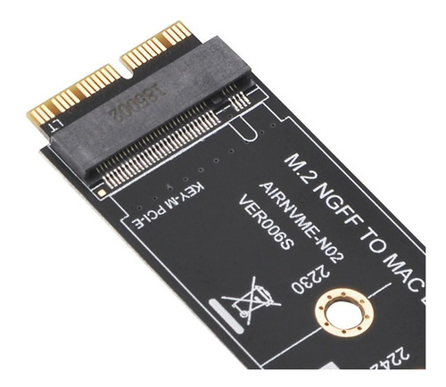 Imagen 4 de 7 de Tarjeta Adaptador M.2 Nvme Ssd Macbook Air Pro 2013-2017