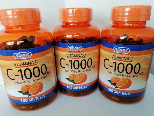Vitamina C De1000 Mg X100 Perlas - L a $1