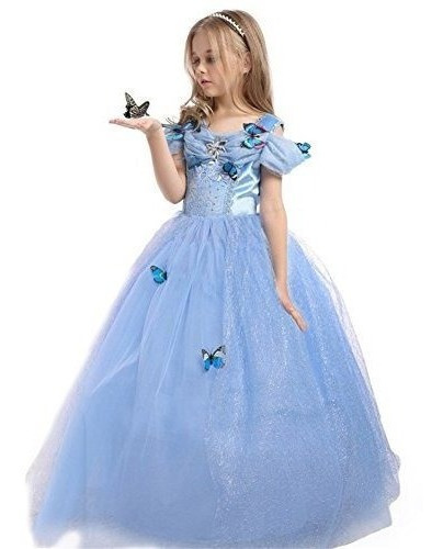 Jiaduo Girls Princess Cinderella Dress Disfraces De Fiesta D