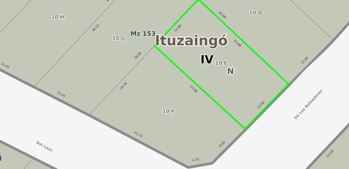 Terreno Lote En Venta En Ituzaingó, G.b.a. Zona Oeste, Argentina
