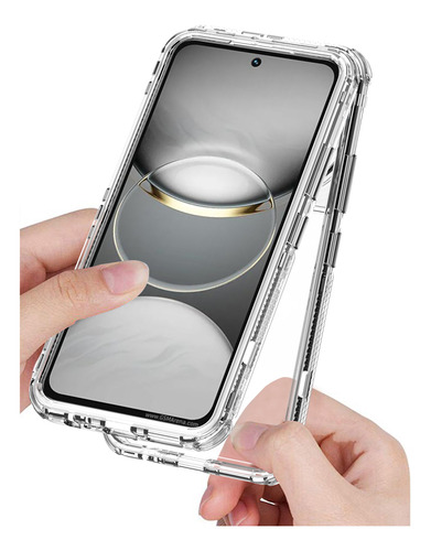 Funda De Teléfono Transparente Con Cobertura Para Tecno Spark 30 Pro 30pro 4g 20 Plus, Tpu+pc, Fundas Gruesas Anticaídas