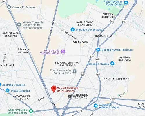 Casa De Dos Pisos En Cerrada De Bosques De Álamos, Héroes De Tecámac, Estado De México