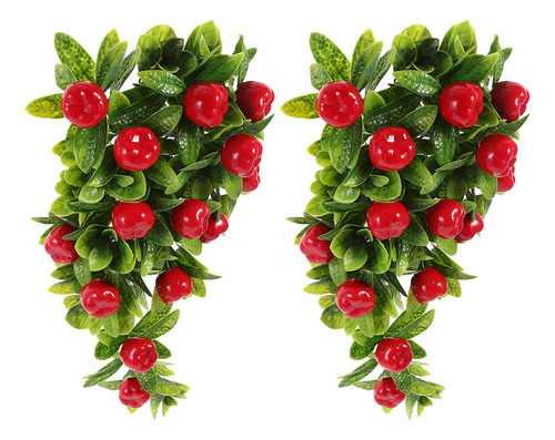 Adornos Colgantes Artificiales Con Forma De Fruta Simulada,