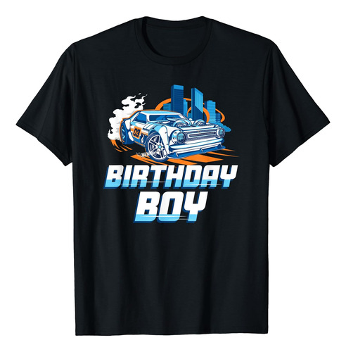 Hot Wheels - Playera De Cumpleaños Para Niño