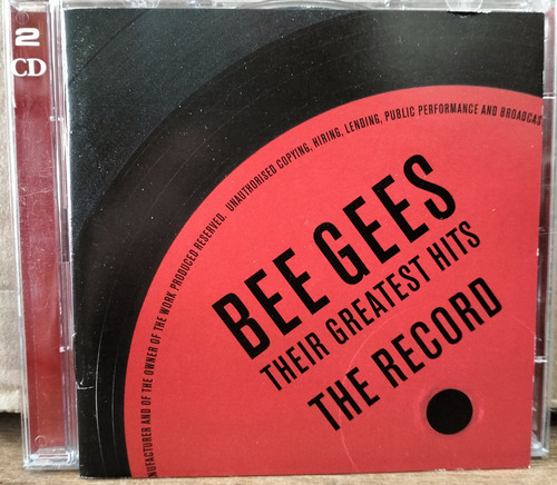 Cd Doble Bee Gees - Their Greatest Hits: The Record