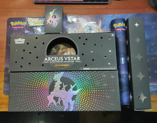 Pokemon Tc Upc De Arceus Accesorios Completos