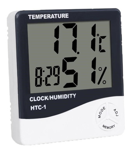 Reloj Despertador Termometro Digital Temperatura Humedad