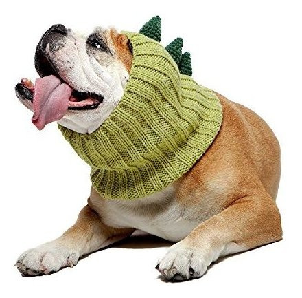 Disfraz De Dinosaurio Para Perros Con Capucha.