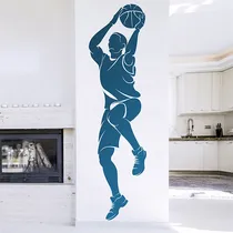 Comprar Vinilo Decorativo Para Pared - Basquet - Jugador De Basquet
