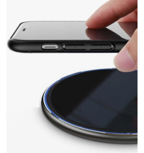 Carregador Base Led Indução Suporte Celular Sem Fio Turbo
