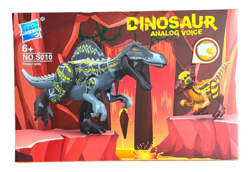 Pack 2 Legos Dinosaurios Jurassic  / Con Sonido Animal