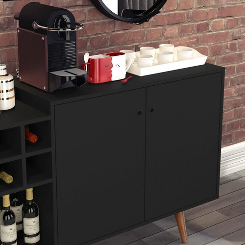 Aparador retro Outback de Rpm Furniture para habitación tipo buffet, color negro
