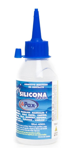 Silicona Liquida Pax 100ml Adhesivo Multiuso Planeta Juguete