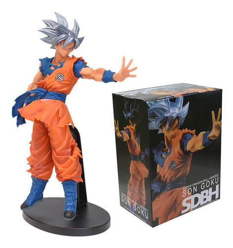 Figura De Colección De Dragón Ball Goku Ssj 22cm 