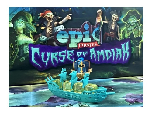 Gamelyn Tiny Epic Pirate Board Tabuleiro Curse Of Amdiak
