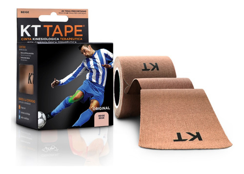 Cinta Kinesiológica Neuromuscular Kt Tape Pre-cortada Color Beige