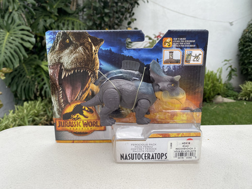 Nasutoceratops Pack Feroz Jurassic World Dominion (Usado)