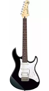 Guitarra eléctrica Yamaha PAC012/100 Series 012 stratocaster de caoba 2023 black brillante con diapasón de palo de rosa