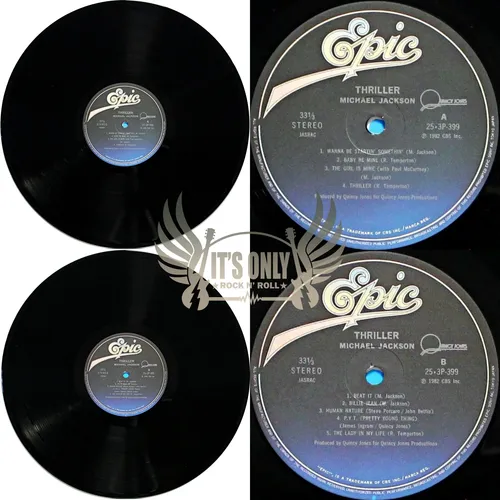 Lp Michael Jackson - Thriller ( Obi 1982 Japan 1st Press