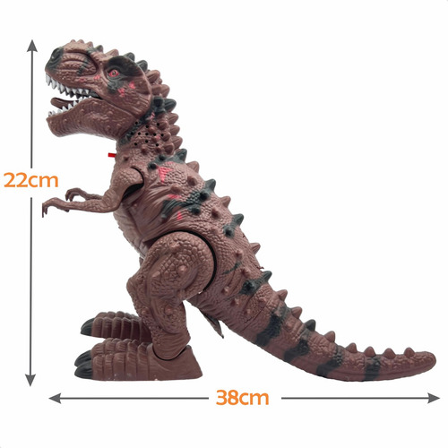 Dinossauro Com Som Luz Projetor De Imagem T-rex Anda Se Mexe