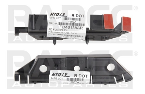 Par Juego Guias Fascia Delantera Ford Fusion 2013 - 2015 Rxc