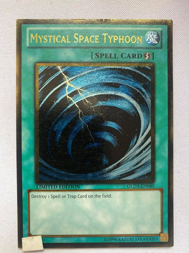 Mystical Space Typhoon Gold Ultra Yugioh